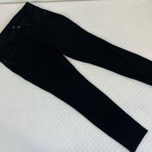 Vintage Hue Women’s Small Black Pull on Pants Jeans Trousers Stretch Jeggings - Picture 8 of 8